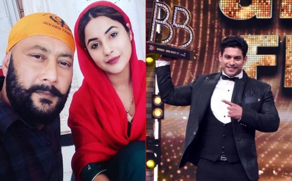 Bigg Boss 13 Winner, Sidharth Shukla called Daddy to Shehnaaz’s Father